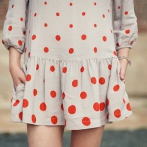 Anthropologie Drop Waist Dress